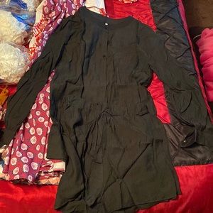 Black pajama sleepwear. Brand new from Amazon. Size M